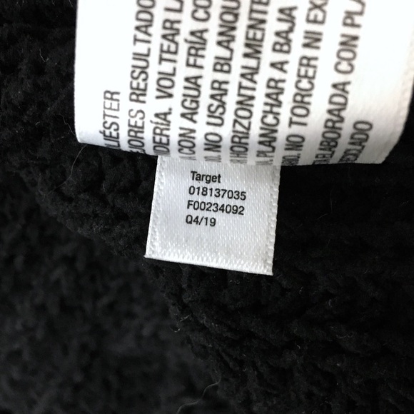 A NEW DAY Cardigan Sweater Solid Black Minimalist Capsule Wardrobe Size XXL NWT - Picture 9 of 11